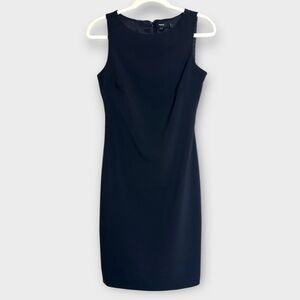 Theory Black Sleeveless Sheath Dress